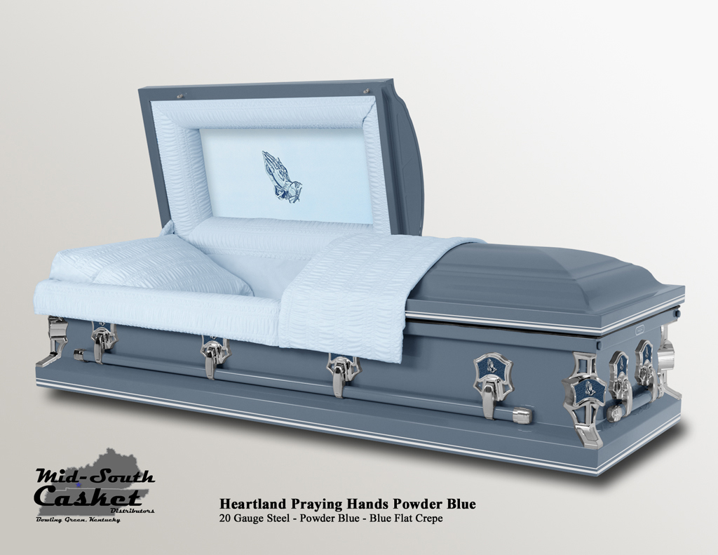 Heartland Praying Hands Powder Blue